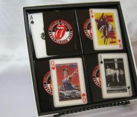 The Rolling Stones Collector Playing Card Drink Coaster Set (shows ...