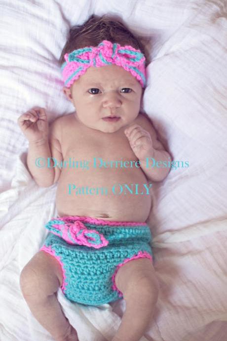 Knot Diaper Cover Headband Pattern