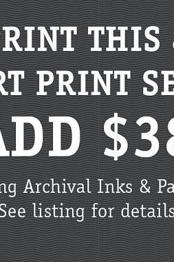 EIGHT 8x10' Art Prints Upgrade (Archival Inks and Paper)