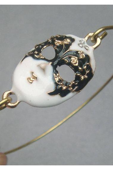 Lovely Mask Bangle Bracelet