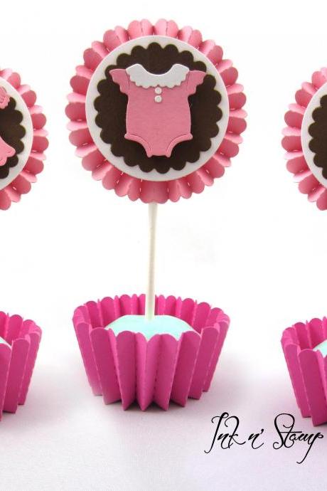 Party Decoration Completely Custom Adorable Baby Shower Cupcake Toppers 