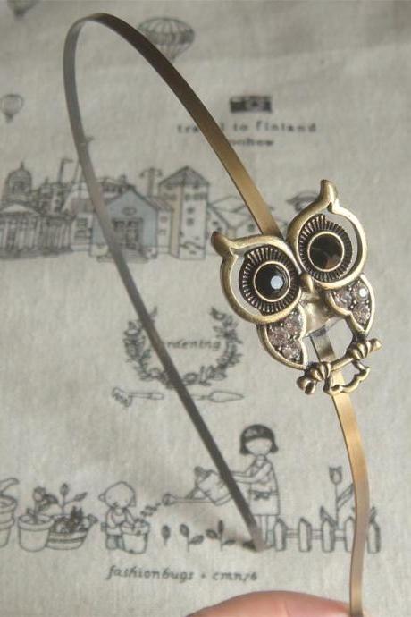 Steampunk Owl (62301) Headband Vintage Style Original Design
