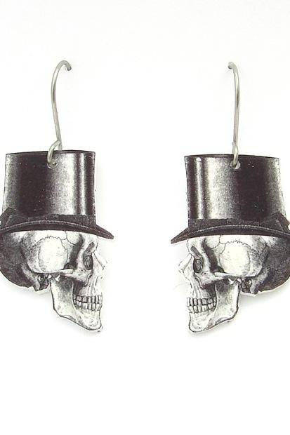 Gentlemen Skulls Earrings