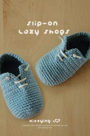 Slip-on Baby Lazy Shoes Crochet Pattern, Pdf - Chart &amp;amp;amp; Written Pattern By Kittying