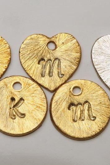 For tydesign Jewelry buyer ONLY,will not be sold separately.Add Gold plated initial letter disc charm