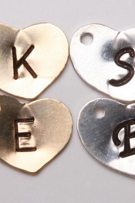 For Tydesign Jewelry Buyer Only,will Not Be Sold Separately.add Sterling Silver Heart Initial Letter Charm,monogram Charm,personalized