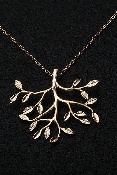 ON SALE-Family Tree Necklace,Gold Filled Necklace,Birthday,Sisterhood,Best Friend,Everyday Jewelry,Keepsake, Heirloom, Love