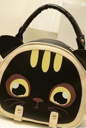 Cat shoulder bag