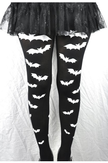 Gothic Bat Tights