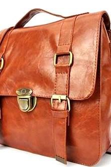 Codnac Brown Pu Leather Handbag