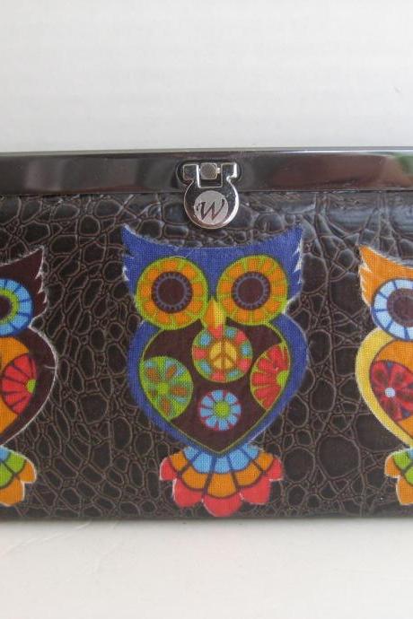 Small Owl Plush, Yellow And Orange Felt Mini Owl