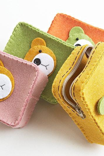 Valentine Felt Owl, Mini Owl, Pink Felt Owl