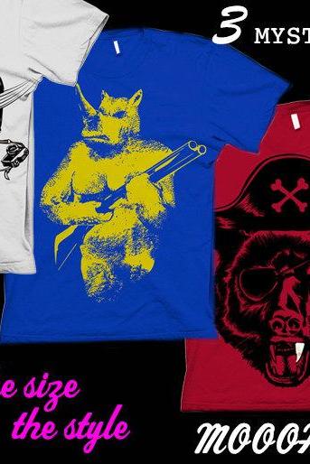 3 Mystery T-shirts - You Choose The Size And We&amp;#039;ll Choose The Style