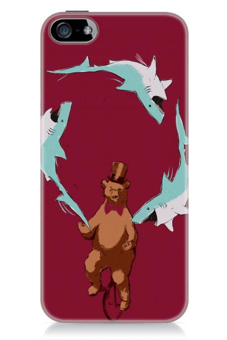 Iphone 5 Case, Jaws &amp;amp; Paws, Glossy Hard Case