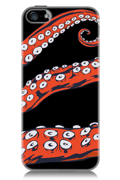 Iphone 5 Case, Monster, Geekery, Octopus, Tentacles, Octohug, Hard Case, Iphone 5