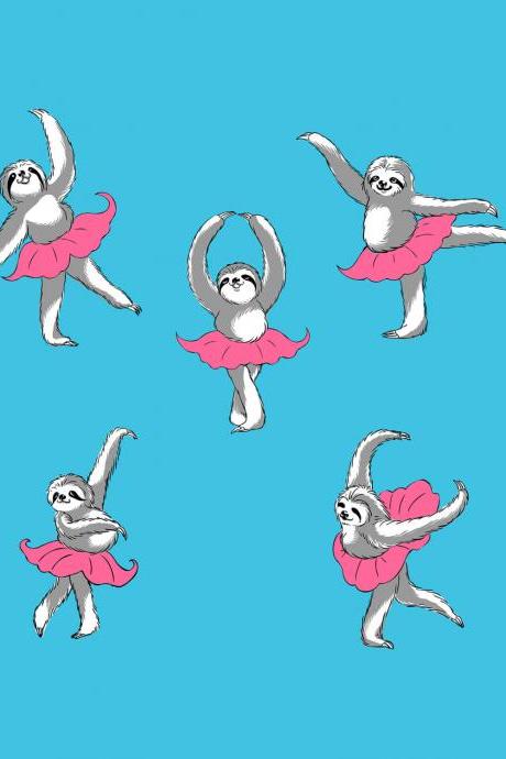 Slothzilla, Sloth Card, Ballet, Slotherina, 3 Pack, Birthday Card, Greeting Cards, Matching Envelopes Included