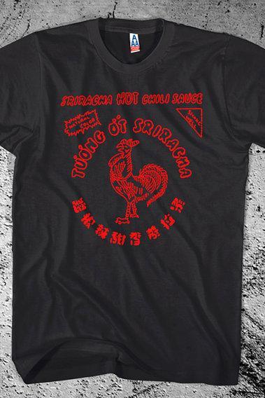 Sriracha Shirt Black FREE Ship 