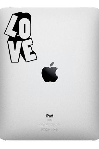Love - Vinyl Decal for IPad, IPad II, Tablet Stickers Decals Apple Macbook - Buy 2 get 1 Free