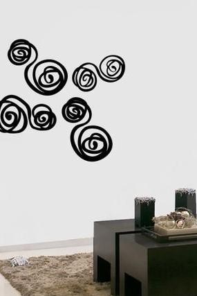 Roses Art Wallpaper Graffiti Wall Vinyl Sticker Decal RED ROSE flower