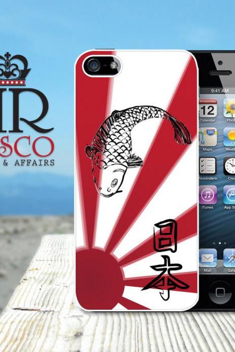 Custom iPhone Case, iPhone Case, iPhone 5 Case, Japan iPhone Case, Rising Sun iPhone Case, Koi iPhone Case (90)