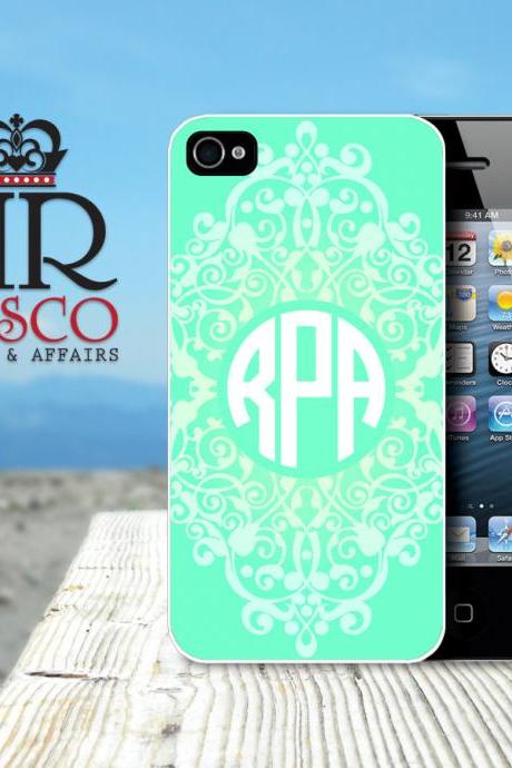 iPhone 4 Case, iPhone 4s Case, Personalized iPhone Case, Monogram iPhone Case, Sexy iPhone Case, Mint iPhone Case (89)