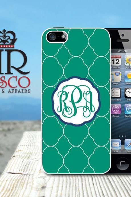 iPhone 5 Case, Personalized iPhone Case, Monogram iPhone Case, Green iPhone Case, Ornate iPhone Case (81)