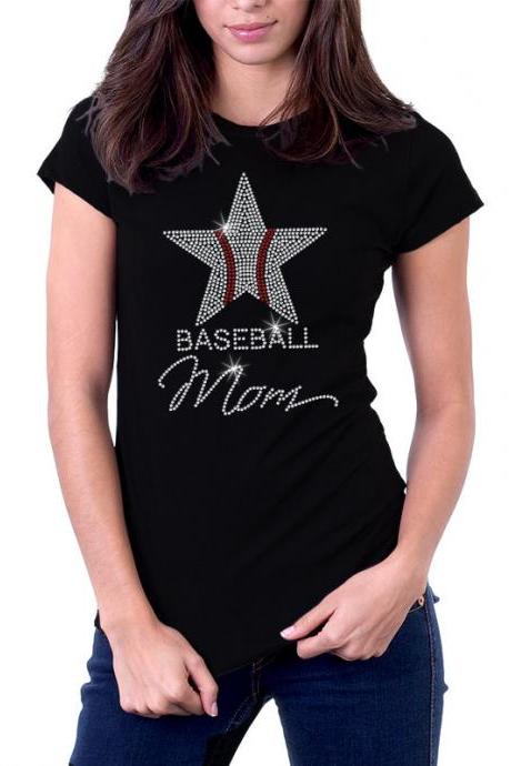 Baseball Star Rhinestone Shirt