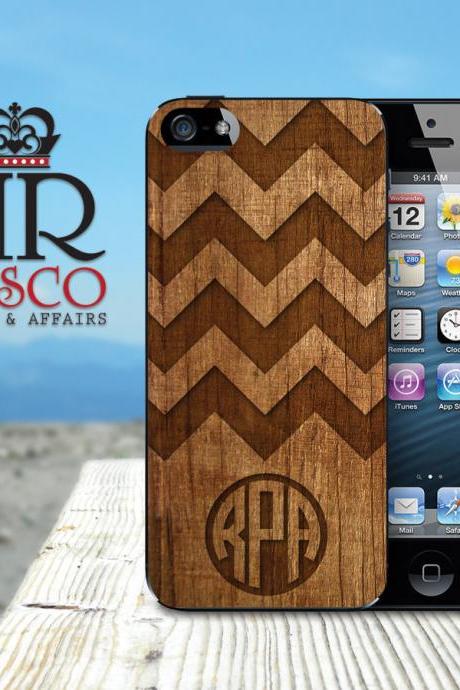 Monogrammed iPhone Case, Personalized iPhone Case, iPhone 5 Case, Custom iPhone Case, Wood iPhone Case (77)