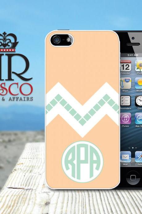 Monogrammed iPhone Case, Personalized iPhone Case, iPhone 5 Case, Custom iPhone Case, Chevron iPhone Case (73)