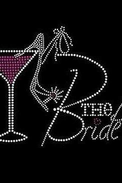 The Bride Rhinestone Iron On Transfer Motif DIY Crystal