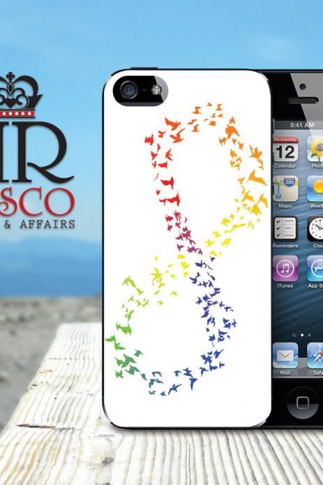 iPhone Case, iPhone 5 Case, Custom iPhone Case, Infinity iPhone Case, Rainbow iPhone Case
