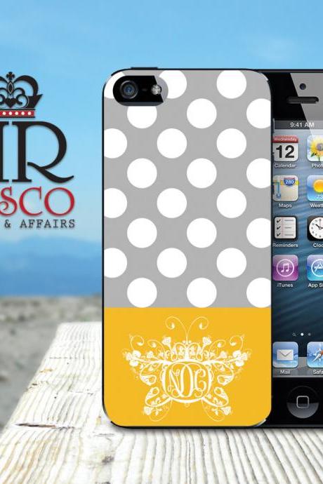 iPhone 5 Case, Polka Dot iPhone Case, Butterfly iPhone Case, Custom iPhone Case (55)