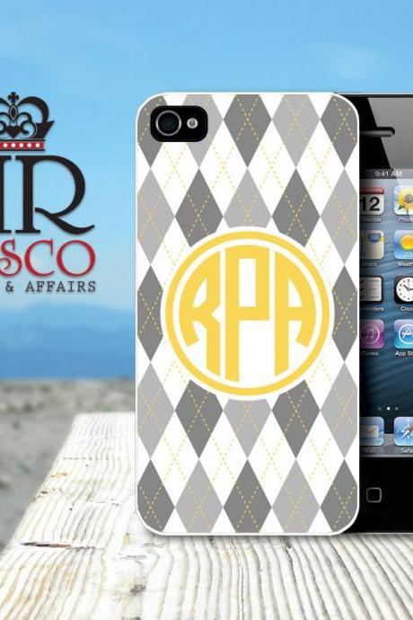 iPhone 4 Case, iPhone 4s Case, Monogram iPhone Case, Argyle iPhone Case (65)