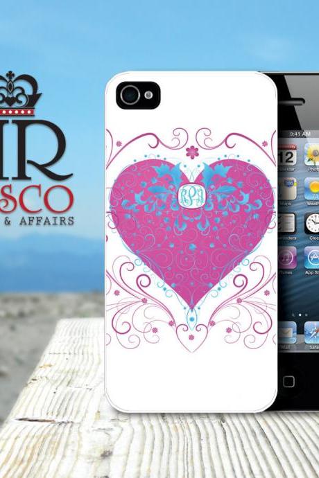 iPhone 4 Case, iPhone 4s Case. Heart iPhone Case, Personalized iPhone Case (59)