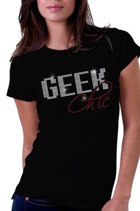 Geek Chic Rhinestone Shirt