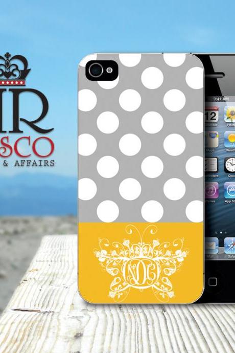 iPhone 4 Case, iPhone 4s Case, Polka Dot iPhone Case, Butterfly iPhone Case (55)