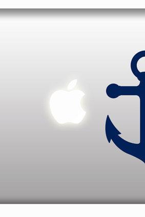 Anchor Mac Decal Stickers Vinyl Laptops Window Car Bumper Sticker