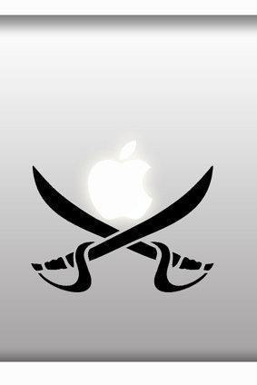 Buy 2 get 1 Free - Pirates Cross Swords for Pirates Sailboat, Apple Mac Vinyl Decal Stickers
