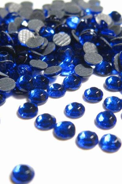SS10 Sapphire Hotfix Rhinestones Crystal 144 Pieces