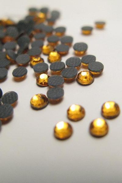 SS10 Topaz Hotfix Rhinestones Crystal 144 Pieces