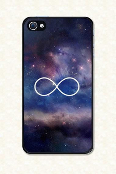 Iphone 5 Case - Infinity Symbol Stars Galaxy Space Iphone 5 Cover