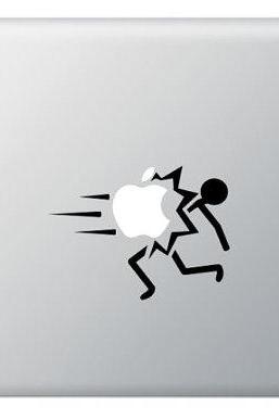 SALE - Hit Apple Stick Figure for Macbook Apple IPad Macbook Pro, IPad, Laptops, Cars and other