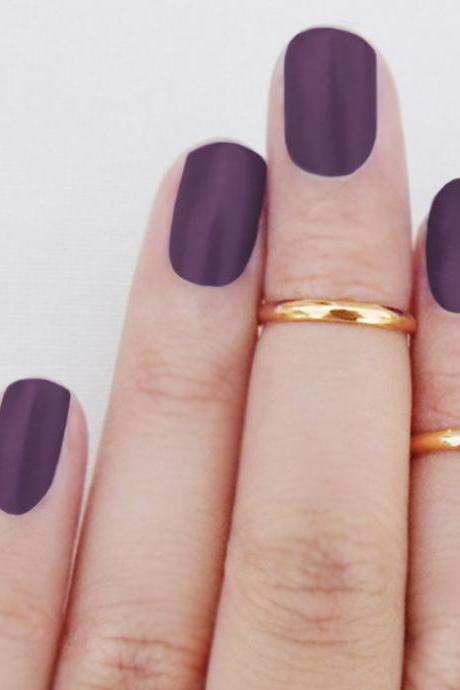 Rouelle CHAYA 14K Three Knuckle Rings: Dainty 14 Karat Gold Above the Knuckle Rings