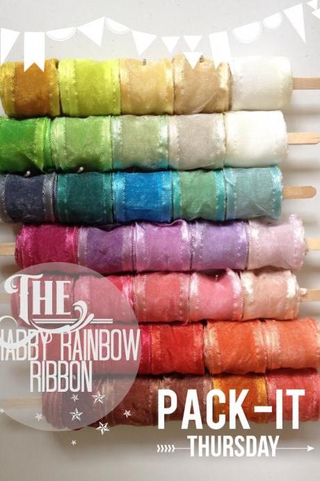 The Shabby Rainbow Ribbons 