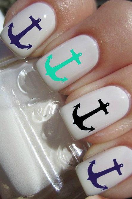 Anchor Nail Decals