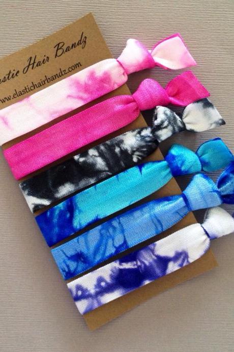 The Galaxy Collection Hair Tie-Ponytail Holders by Elastic Hair Bandz on Etsy