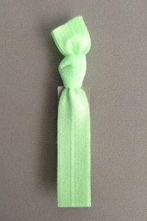 1 Pale Kelly Green Hand Dyed Hair Tie By Elastic Hair Bandz On Etsy