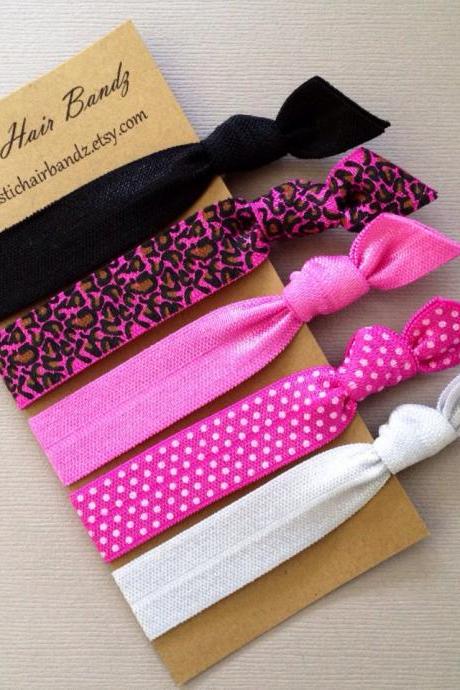 The Lydia Hair Tie Ponytail Holder Collection by Elastic Hair Bandz on Etsy