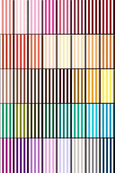 Stripe Scrapbook Paper (60 Colors) - Stripe Pattern Digital Paper For Wedding, Scrapbook, Cards 12&amp;quot;x12&amp;quot; - Hmd00082