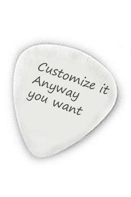 Personalized Guitar Pick Customize it anyway you want Hand Stamped Music Men Gift for Him Birthday engraved